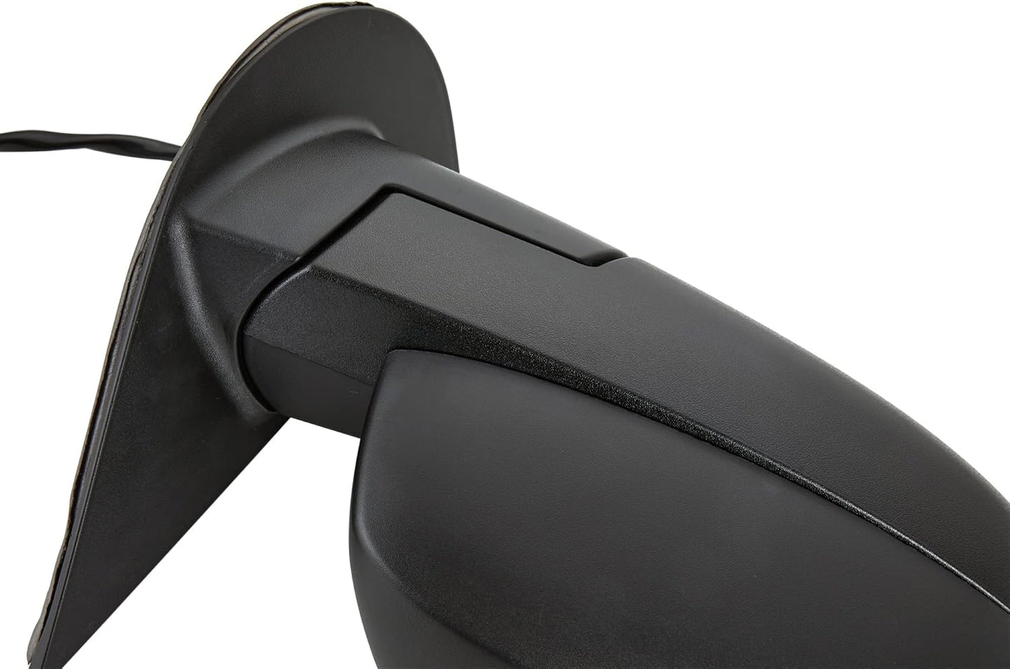Side View Mirror Fit for 07-13 Chevy Silverado 1500 2500 HD 3500,For GMC Sierra 1500 2500 Hd,Yukon/Yukon XL 1500-Black Power Heated Arrow Turn Signal Puddle Light Passenger Side Manual Folding