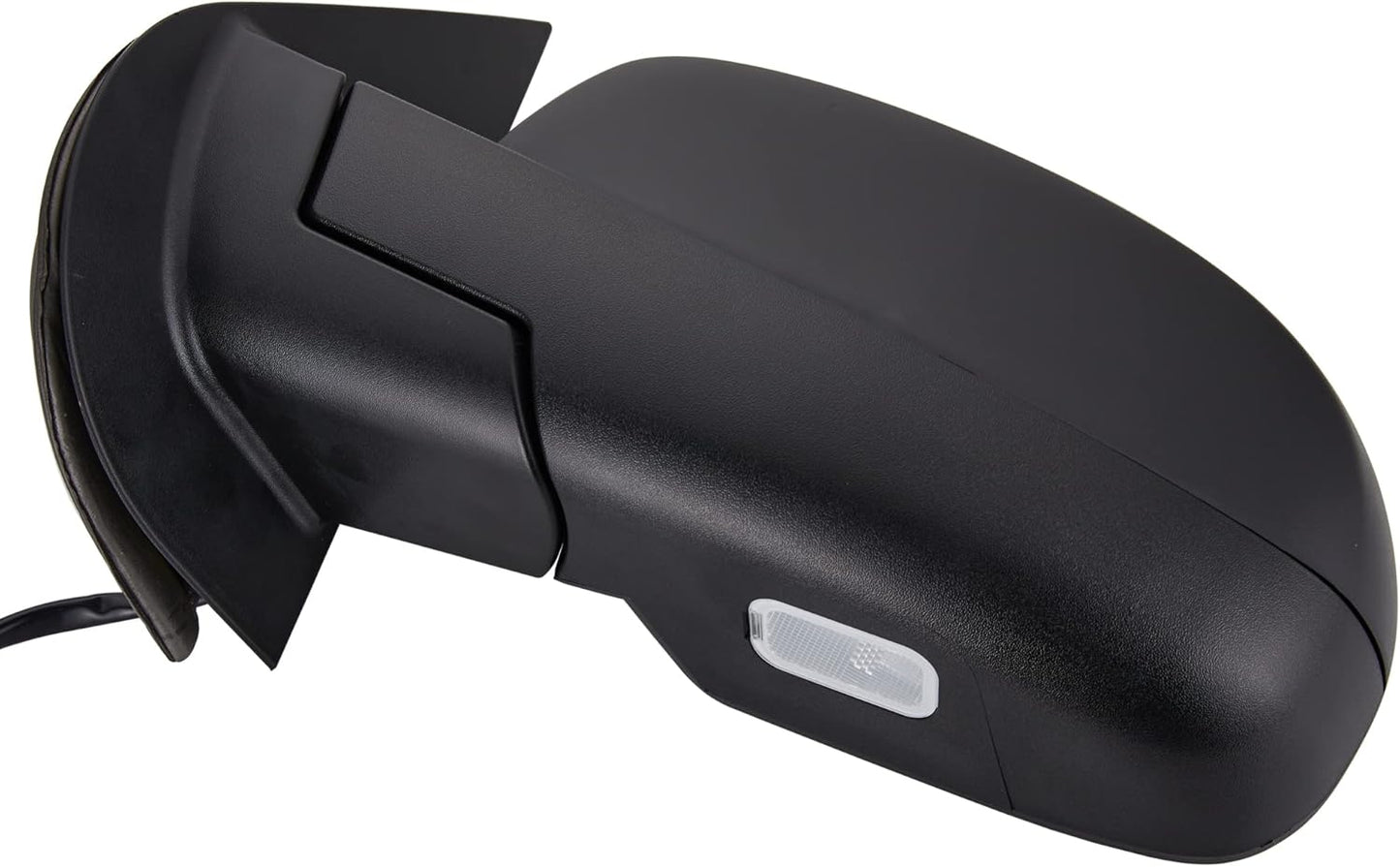 Side View Mirror Fit for 07-13 Chevy Silverado 1500 2500 HD 3500 HD,GMC Sierra 1500 2500, Yukon/Yukon XL -Power Heated Manual Folding with Arrow Turn Signal Puddle Light Driver Side