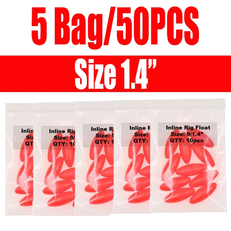 50Pcs Fishing Bobber Float Catfish Fishing Rig Float Buoyancy Saltwater Fishing Floats Fishing Accessory