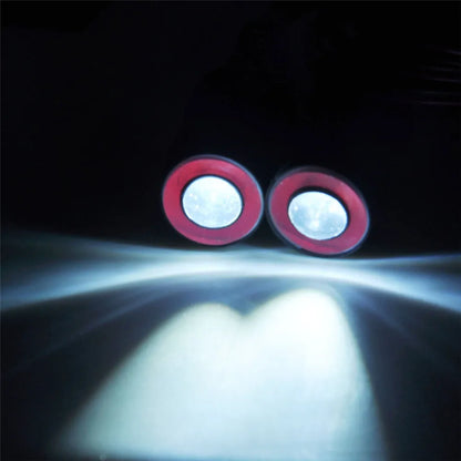 10/13Mm OD LED Light Angel & Demon Eyes LED 2 Leds Headlight Headlamps Bulb for 1/10 RC Model Car Truck Parts