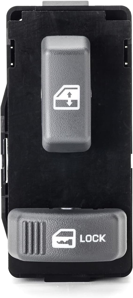 Passenger Side Power Window Switch for 1995-2005 Chevy GMC - Blazer Suburban Silverado Thaoe S10 C1500 C2500 C3500 K1500 K2500 K3500, Jimmy Sonoma Yukon, Escalade, Bravada, 15151362-15692686-901047