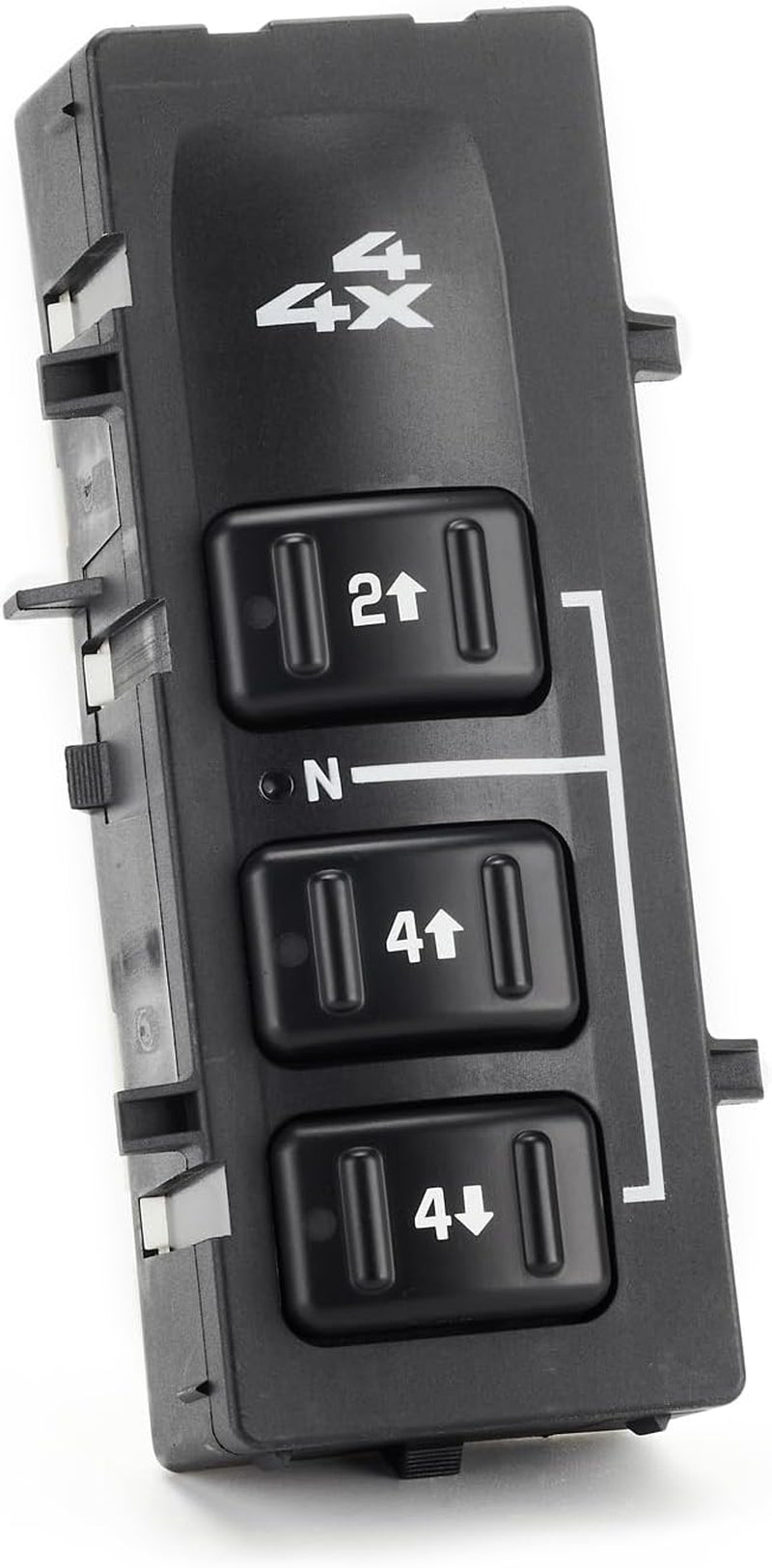 4WD Seletor Switch for 2003-2007 Chevy Avalanche Silverado Suburban Tahoe GMC Sierra Yukon 1500 2500 3500 4X4 Wheel Drive 4WD Transfer Case Switch - No Auto 4X4 Button, OE 19259312, 15164519, 15136040