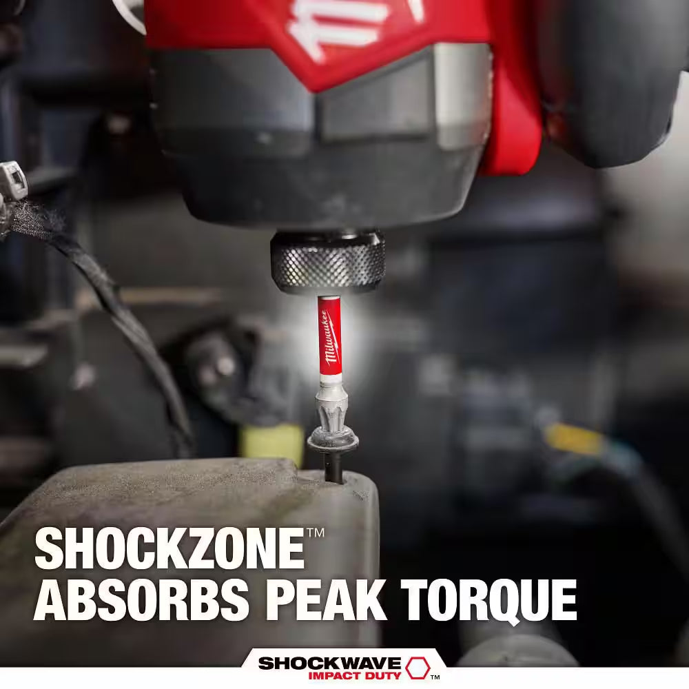 SHOCKWAVE Impact Duty 2 In. T15 Torx Alloy Steel Screw Driver Bit (5-Pack)