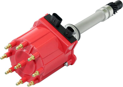 Ignition Distributor Compatible with 1987-1997 GMC Chevy 5.0L 5.7L 7.4L C/K Pickup Truck Van Big Blocks Small Blocks 305 350 454 HEI652R Red Cap