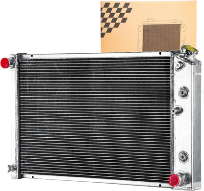 CC162 3Row Radiator for 1975-1979 Chevy Nova 1970-1972 Chevelle 1970-1981 Camaro for 1975-1980 C10 C20 C30 G10 G20 G30 K10 K20 K30 G-Body for 1975-88 Monte Carlo Oldsmobile Pontiac Aluminum Radiators