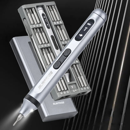 50 in 1 Precision Electric Screwdriver Driver Cordless Lithium-Ion Charge LED Light Power Screw Driver Kit