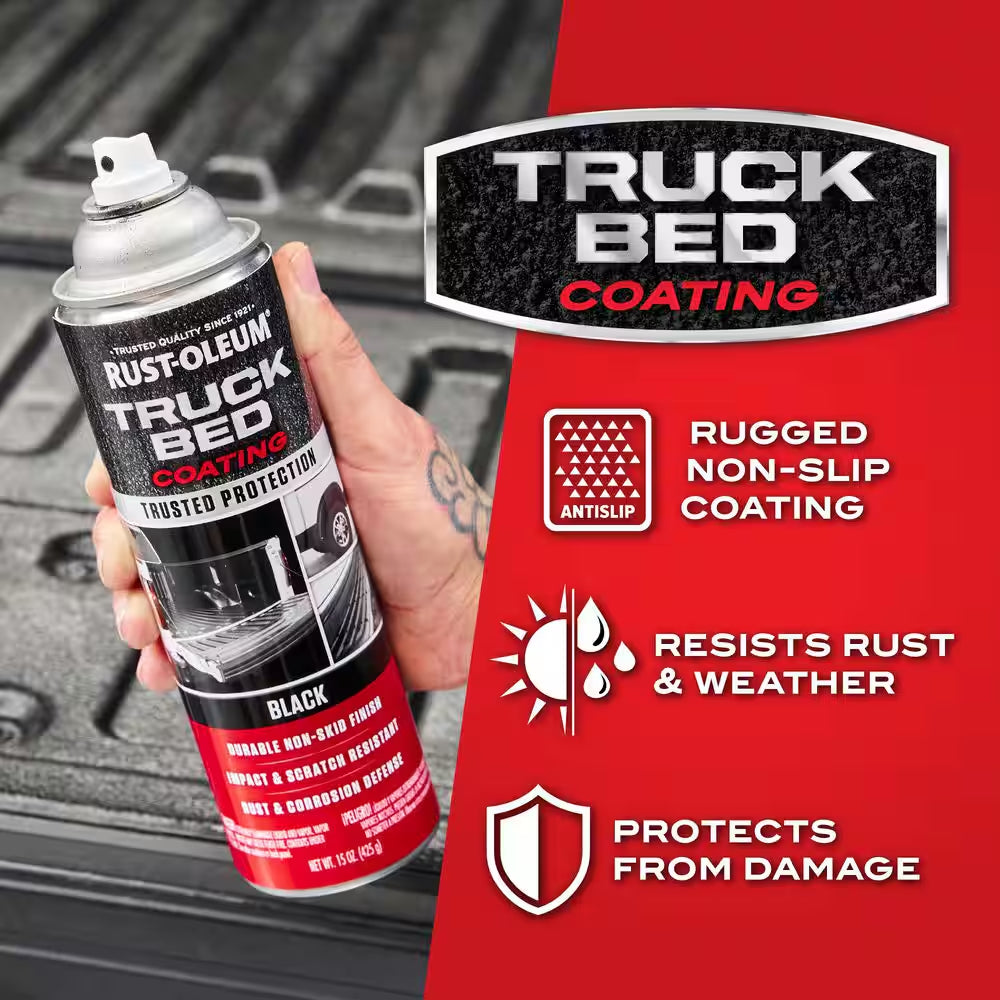 15 Oz. Black Truck Bed Coating Spray