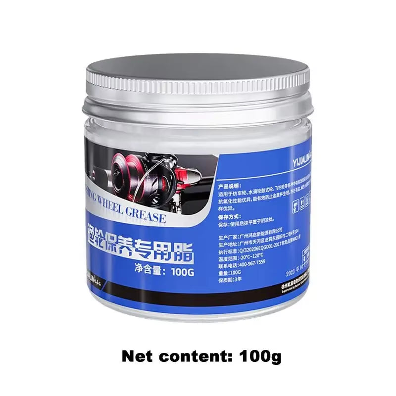 Fishing Reel Grease Kit Fishing Reel Grease 100G Fishing Reel Oil Effective Fishing Reel Care Accessories Fishing Reel Lubricant