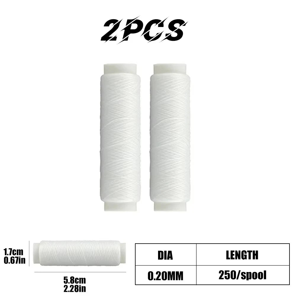 0.2Mm 250M High-Strength Elastic Fishing Line Invisible Fishing Bait Line Elastic Thread Fishing Line Fishing Line Fishing Good