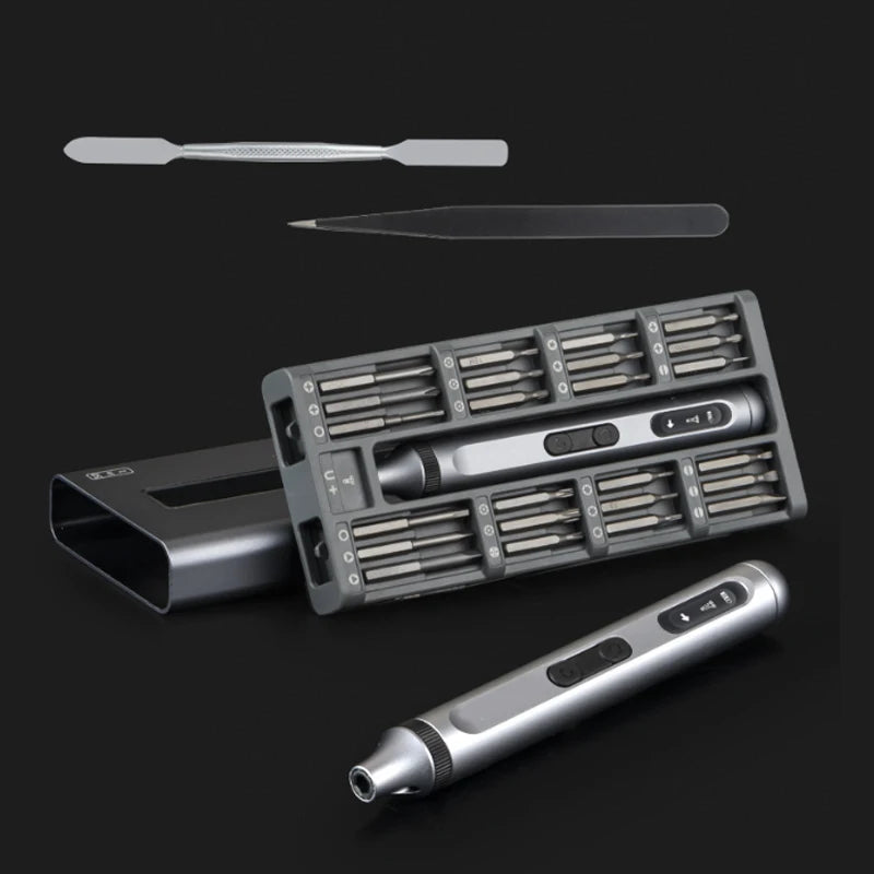 50 in 1 Precision Electric Screwdriver Driver Cordless Lithium-Ion Charge LED Light Power Screw Driver Kit