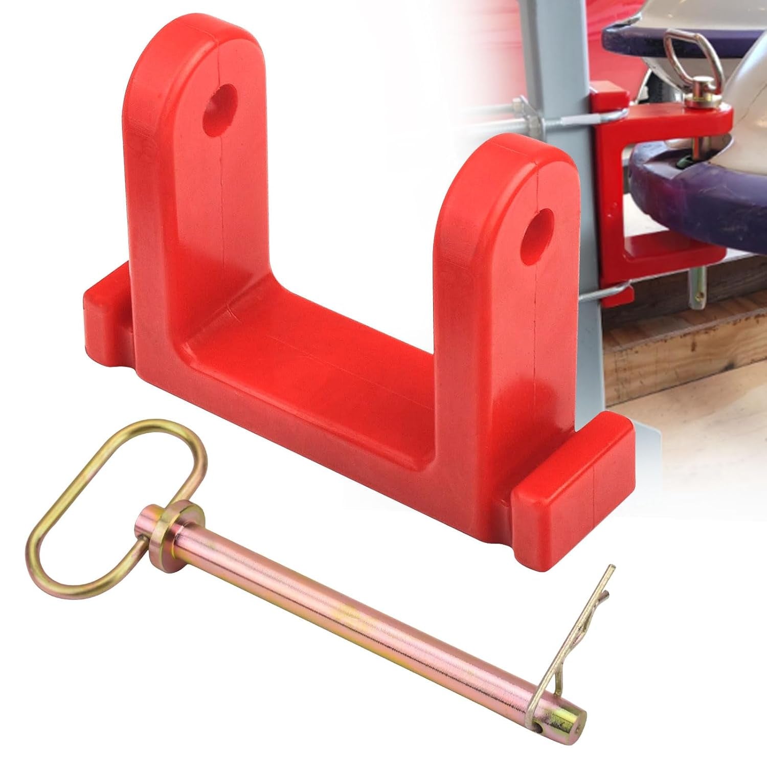 Bow Stops PWC-5A Trailer Bumper W/Hitch Compatible with Jet Ski Ski Doo, Waver Runner, Pwc,Replace 5801632 BY6105