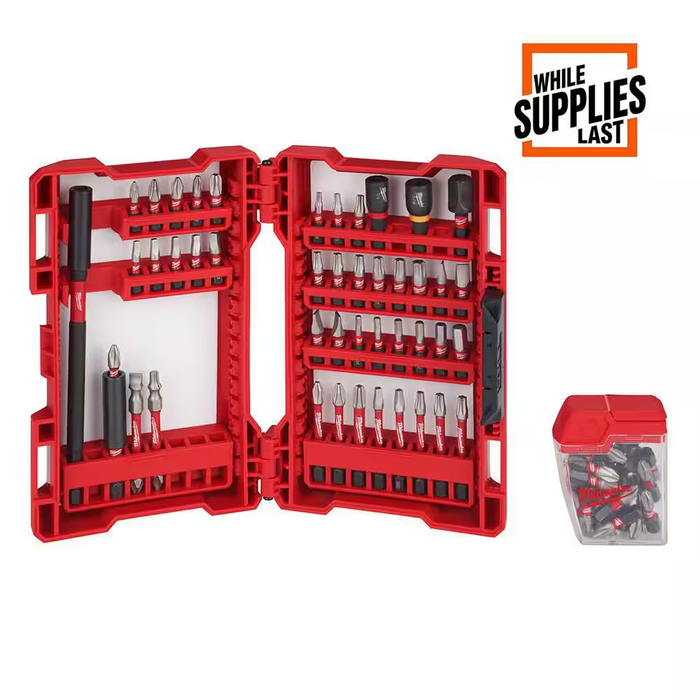 SHOCKWAVE Impact Duty Alloy Steel Screw Driver Bit Set (70-Piece)