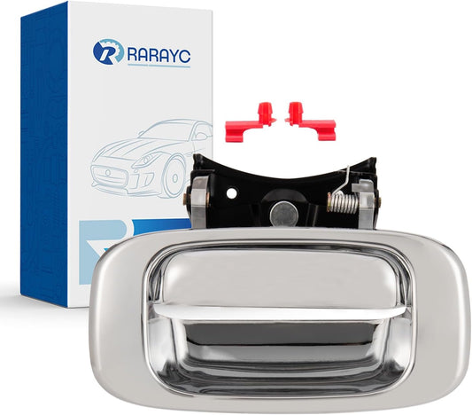 Tailgate Handle and Bezel Chrome | Replacement for 1999-2007 Chevy Silverado GMC Sierra 1500 2500 3500 | Replaces# 15997911, 15228539, 15228541, 15228540