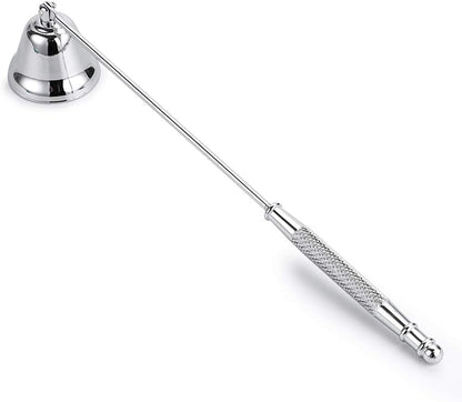3 in 1 Candle Accessory Set - Candle Wick Trimmer, Candle Wick Dipper, Candle Wick Snuffer, Candle Care Tools Gift for Candle Lovers (Silver Tone)
