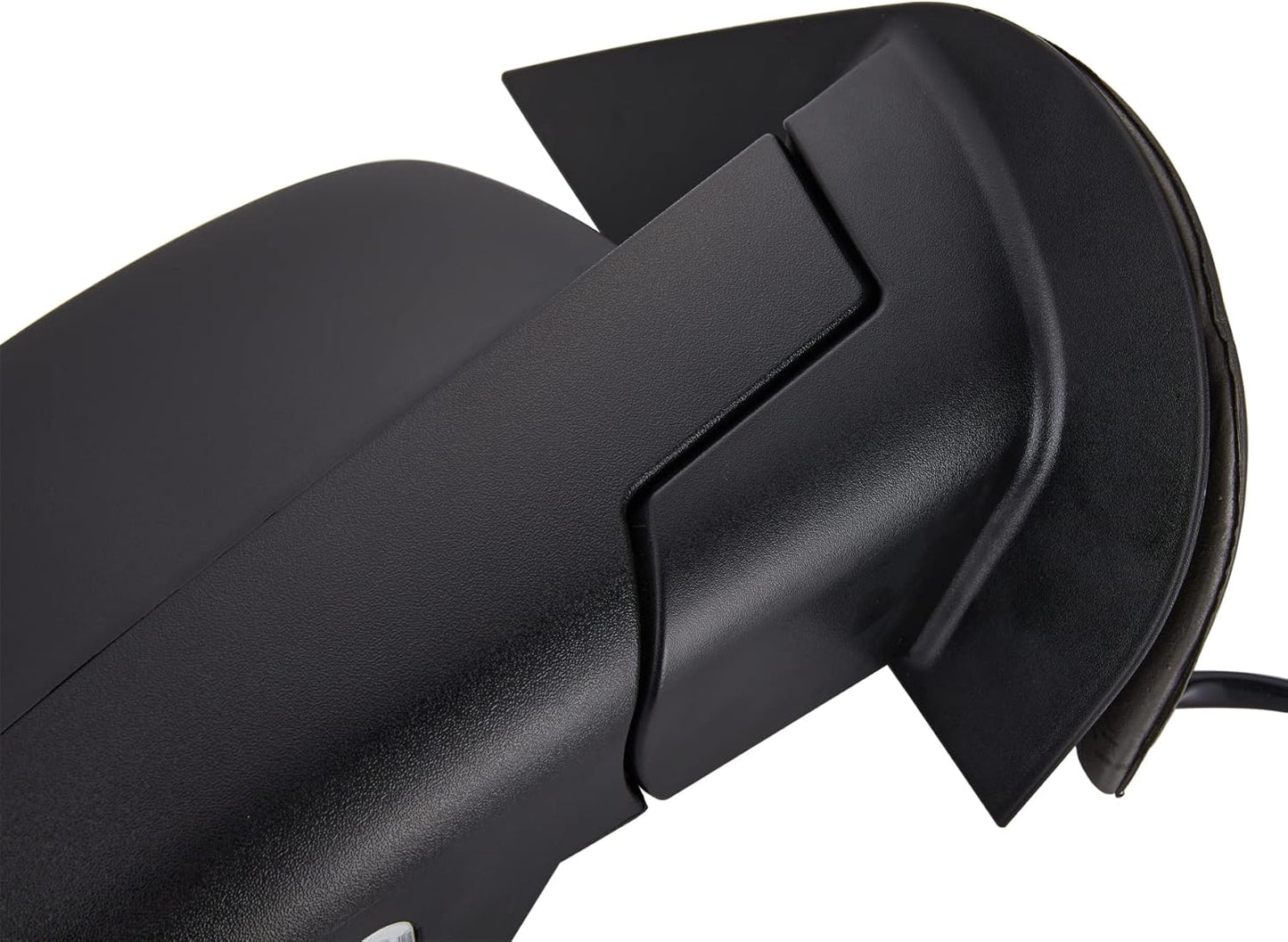 Side View Mirror Fit for 07-13 Chevy Silverado 1500 2500 HD 3500,For GMC Sierra 1500 2500 Hd,Yukon/Yukon XL 1500-Black Power Heated Arrow Turn Signal Puddle Light Passenger Side Manual Folding