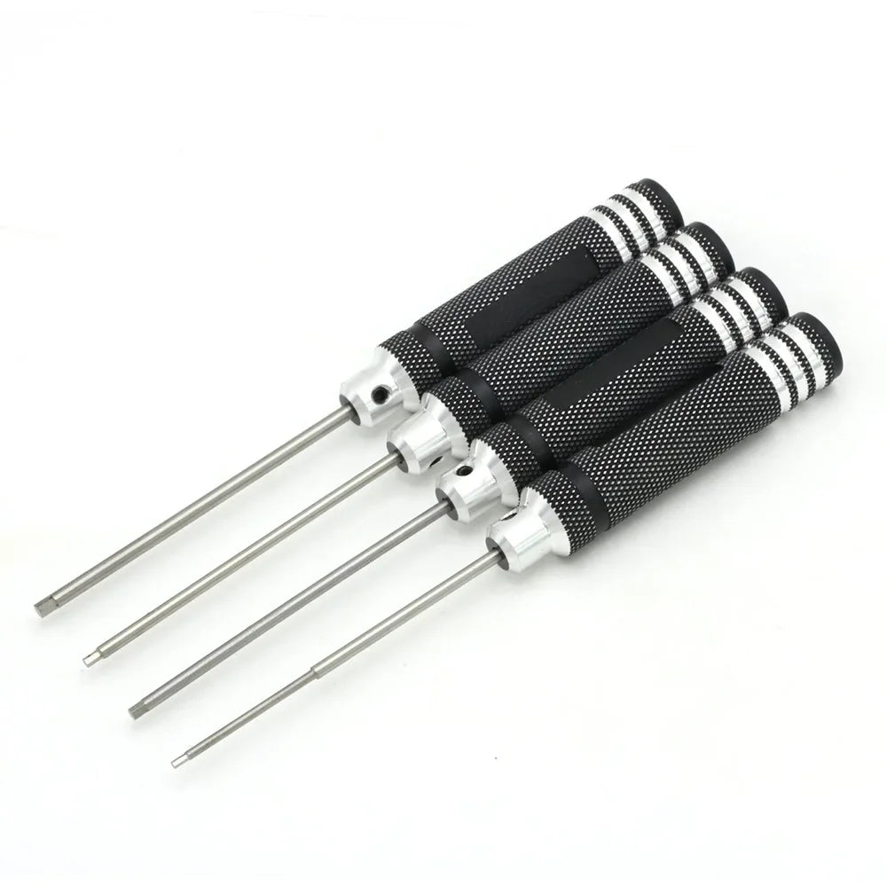 4PCS 1.5/2/2.5/3Mm Hex Screwdriver Set Aluminium Alloy Screw Driver Allen Key Hex Screwdrivers Bolt Driver Screw-Driving Tools