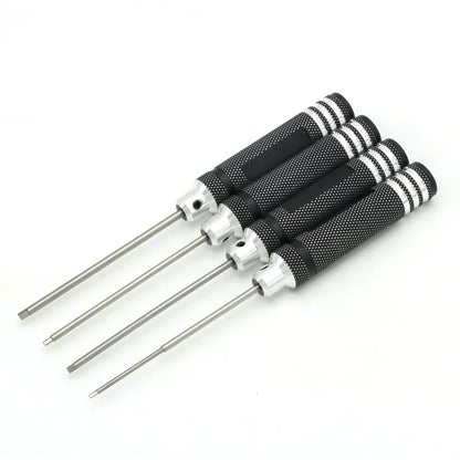4PCS 1.5/2/2.5/3Mm Hex Screwdriver Set Aluminium Alloy Screw Driver Allen Key Hex Screwdrivers Bolt Driver Screw-Driving Tools