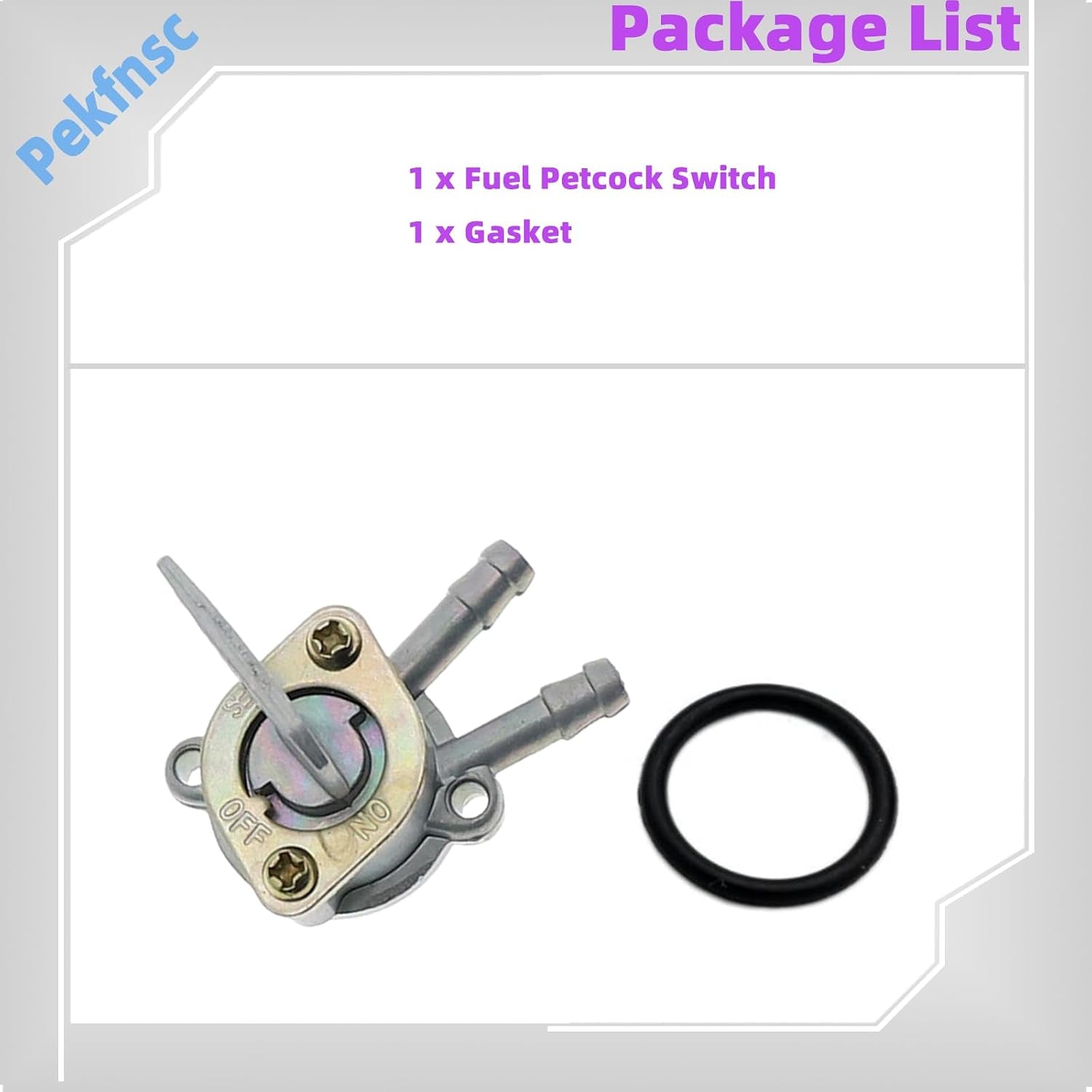 16951 459 920 Fuel Petcock Fuel Gas Switch Assembly Fit for Honda TRX70 TRX90 TRX125 CT110 CT90 CT70 ATC110 ATC70/C70 Passport Shut off On/Off Valve Replacement Part 16951-459-920