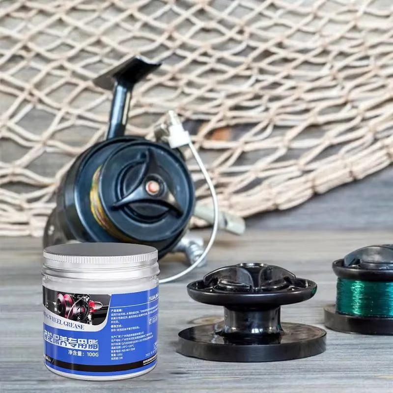 Fishing Reel Grease Kit Fishing Reel Grease 100G Fishing Reel Oil Effective Fishing Reel Care Accessories Fishing Reel Lubricant