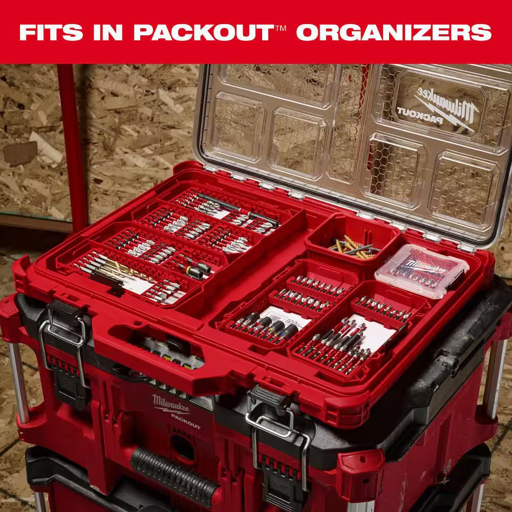 SHOCKWAVE Impact-Duty Alloy Steel Screw Driver Bit Set (100-Piece)