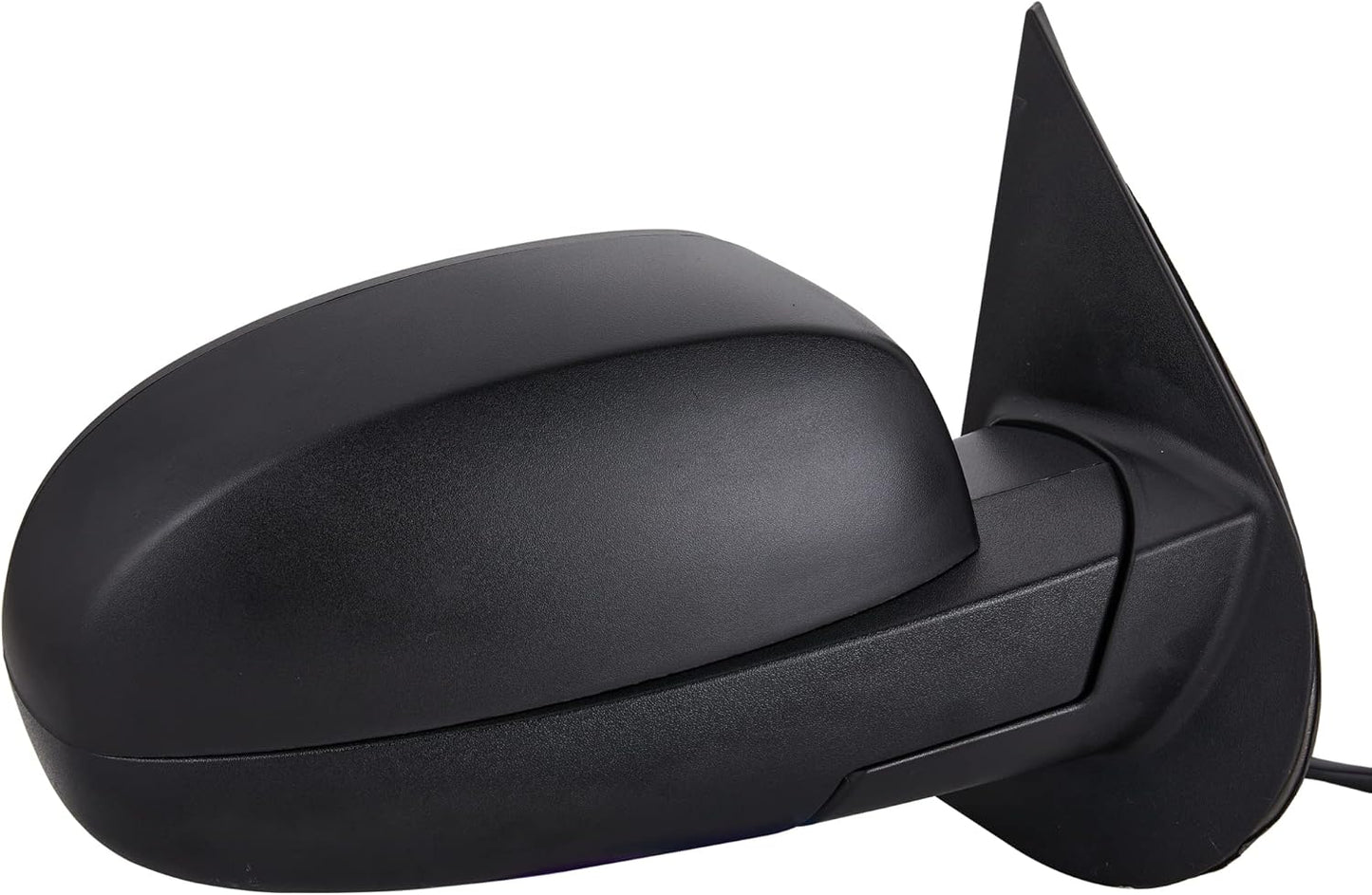 Side View Mirror Fit for 07-13 Chevy Silverado 1500 2500 HD 3500,For GMC Sierra 1500 2500 Hd,Yukon/Yukon XL 1500-Black Power Heated Arrow Turn Signal Puddle Light Passenger Side Manual Folding