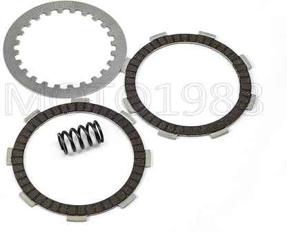 Clutch Friction Plates Kit Heavy Duty Springs and Gasket Compatible with HONDA XR100 XR100R CRF100 CRF100F XR80 XR80R XRF80 CRF80F 1987-2013