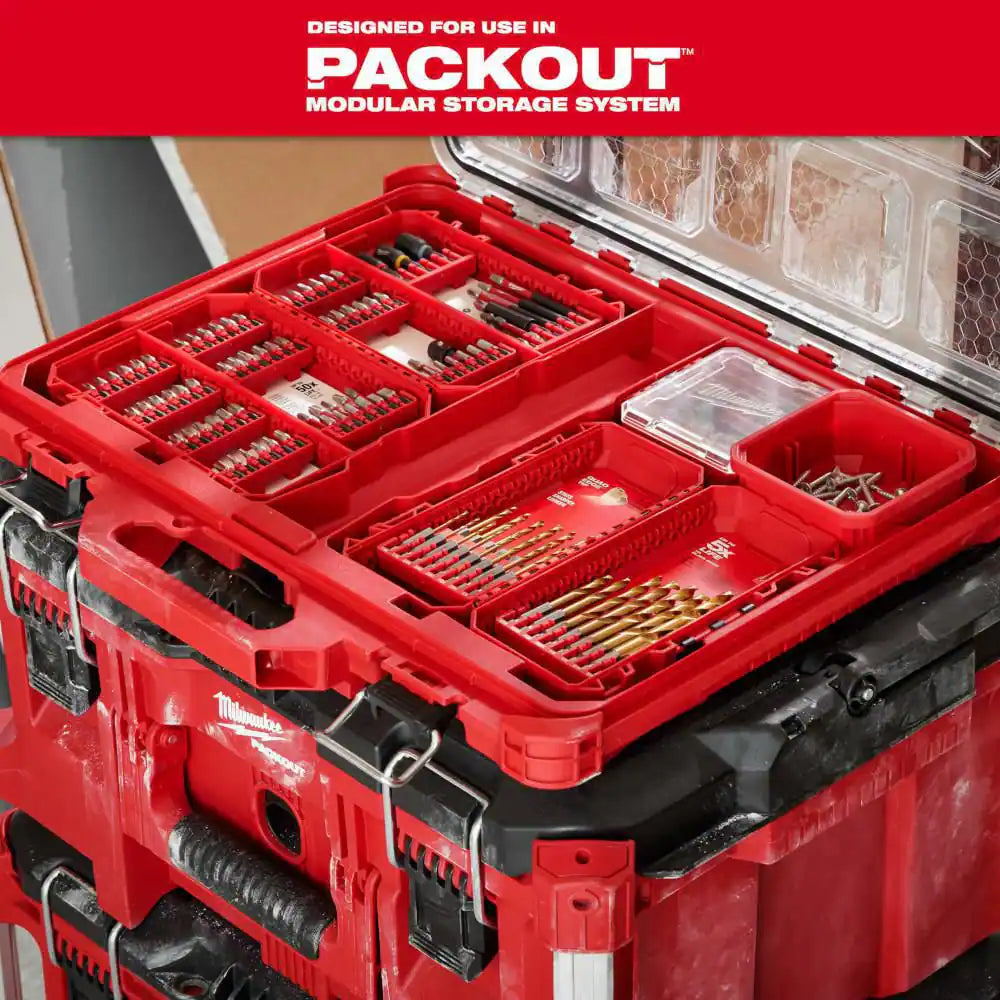 SHOCKWAVE Impact Duty Alloy Steel Screw Driver Bit Set (125-Piece)