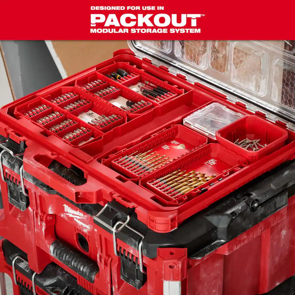 SHOCKWAVE Impact Duty Alloy Steel Screw Driver Bit Set (115-Piece)