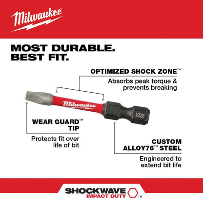 SHOCKWAVE Impact Duty Alloy Steel Screw Driver Bit Set (70-Piece)