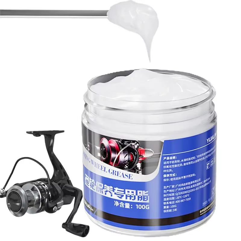 Fishing Reel Grease Kit Fishing Reel Grease 100G Fishing Reel Oil Effective Fishing Reel Care Accessories Fishing Reel Lubricant