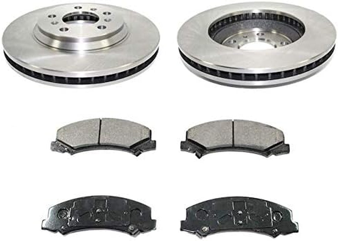Front Ceramic Brake Pads and Rotor Kit - Compatible with 2006-2013 Chevy Impala