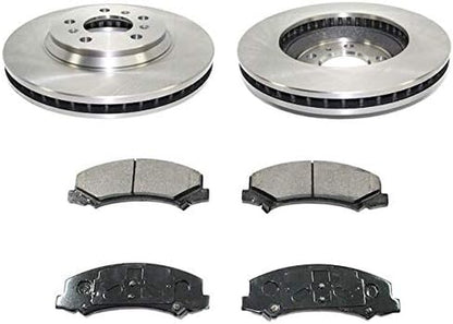 Front Ceramic Brake Pads and Rotor Kit - Compatible with 2006-2013 Chevy Impala